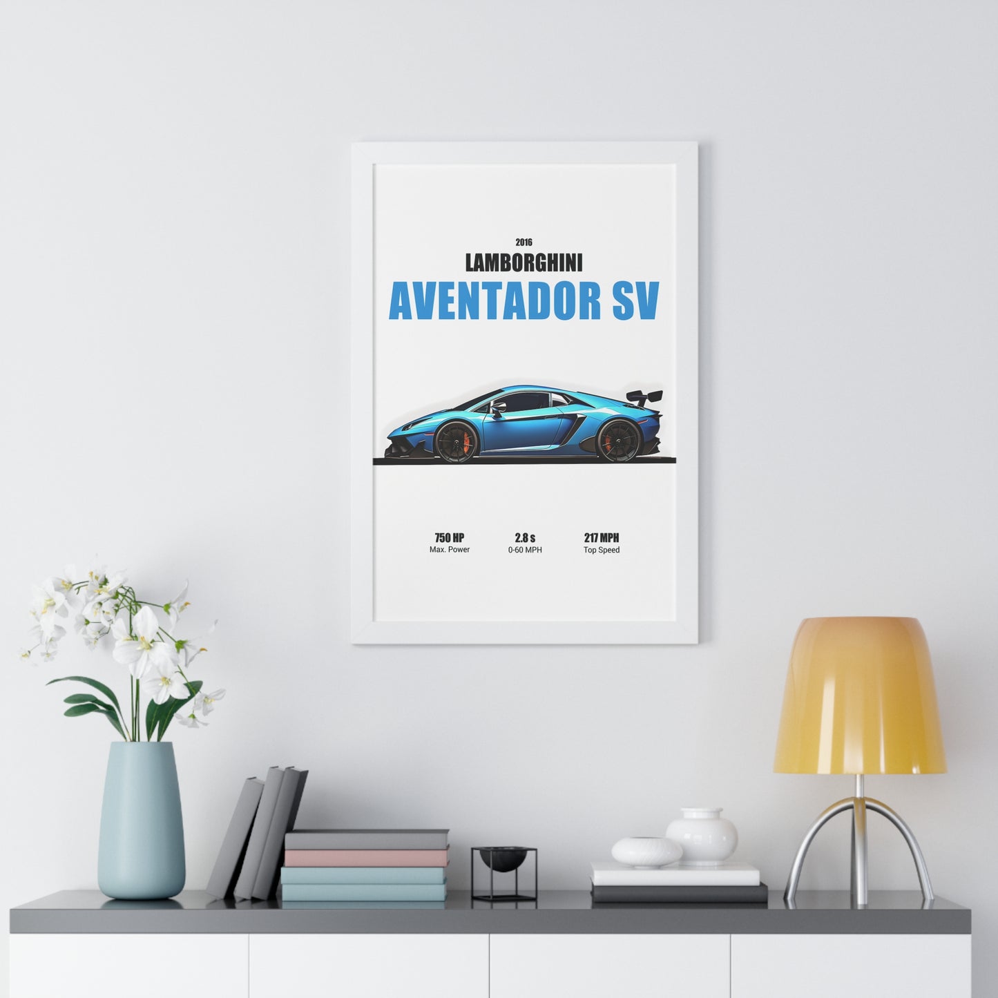 2016 Lamborghini Aventador SV Poster