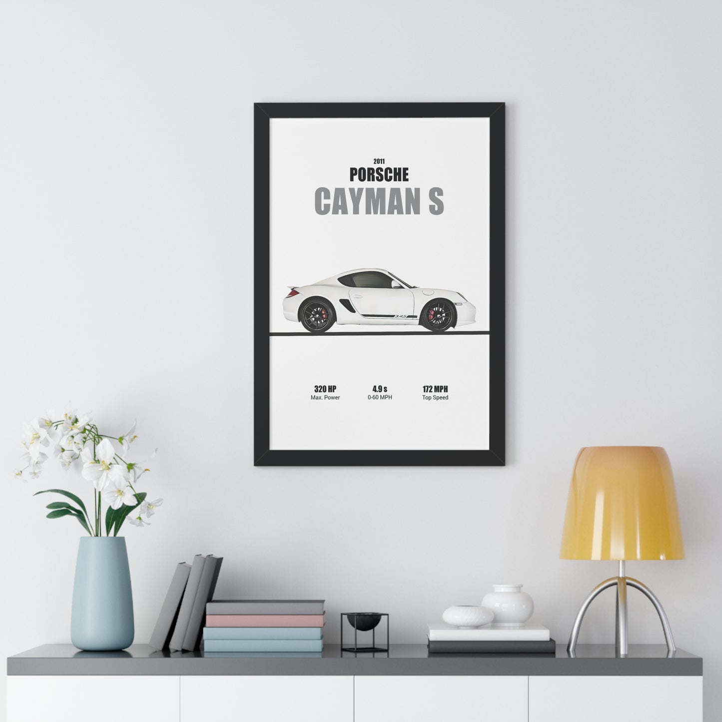 2011 Porsche Cayman S Poster