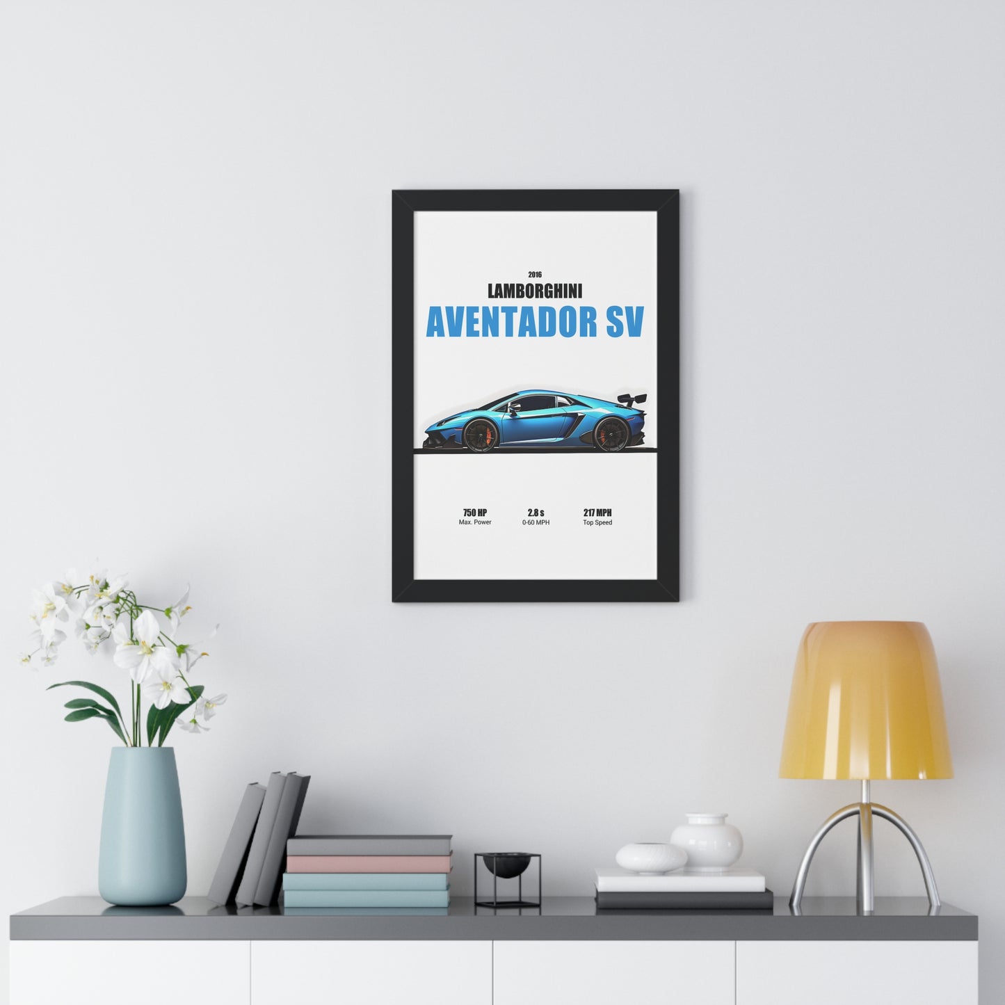 2016 Lamborghini Aventador SV Poster