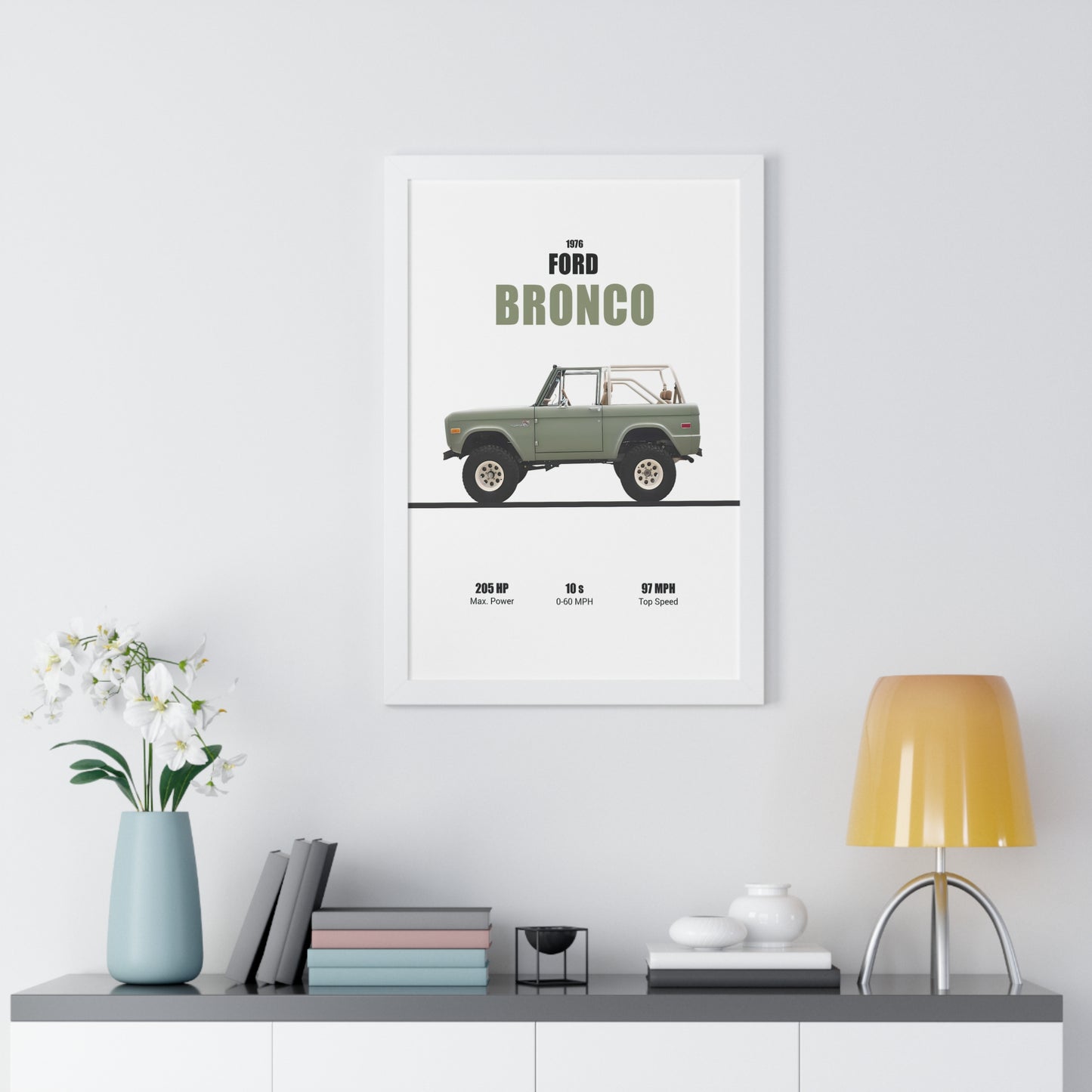 1976 Ford Bronco Poster