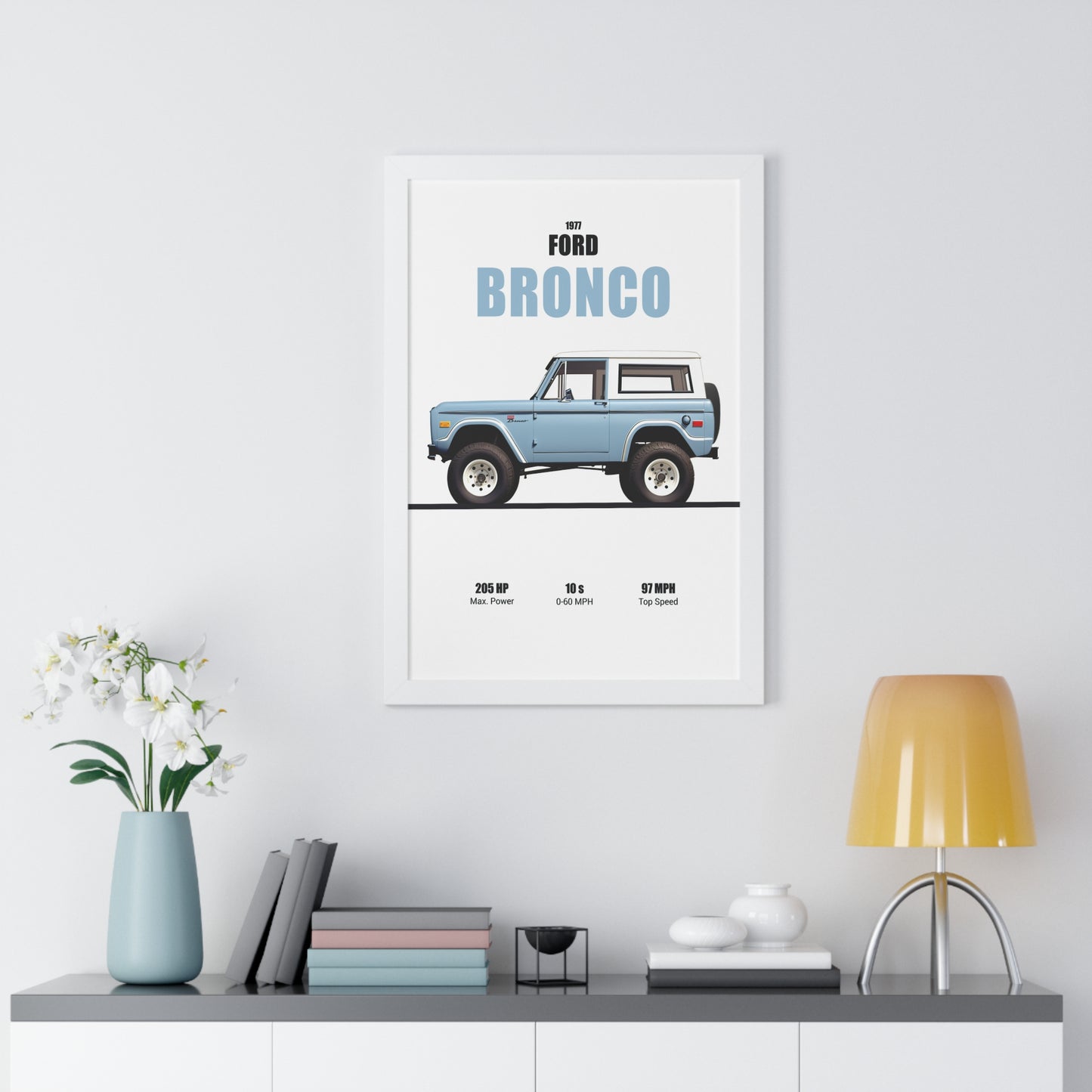 1977 Ford Bronco Poster