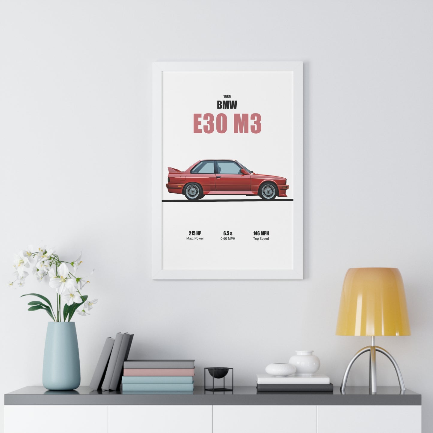 1989 BMW E30 M3 Poster