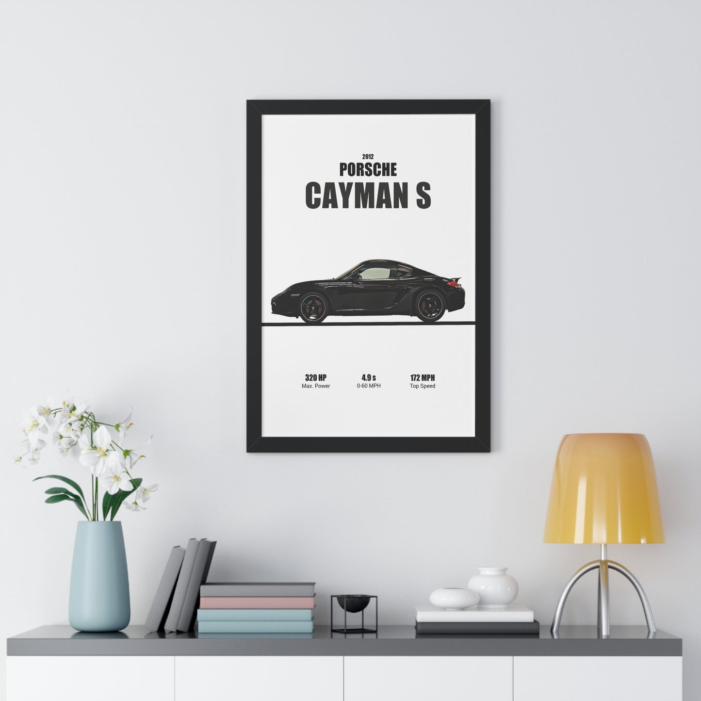 2012 Porsche Cayman S Poster