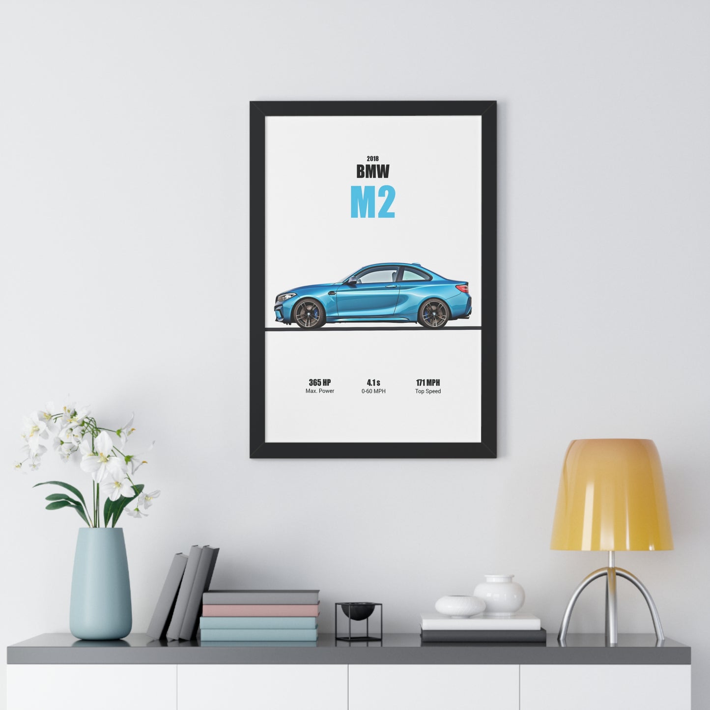 2018 BMW M2 Poster