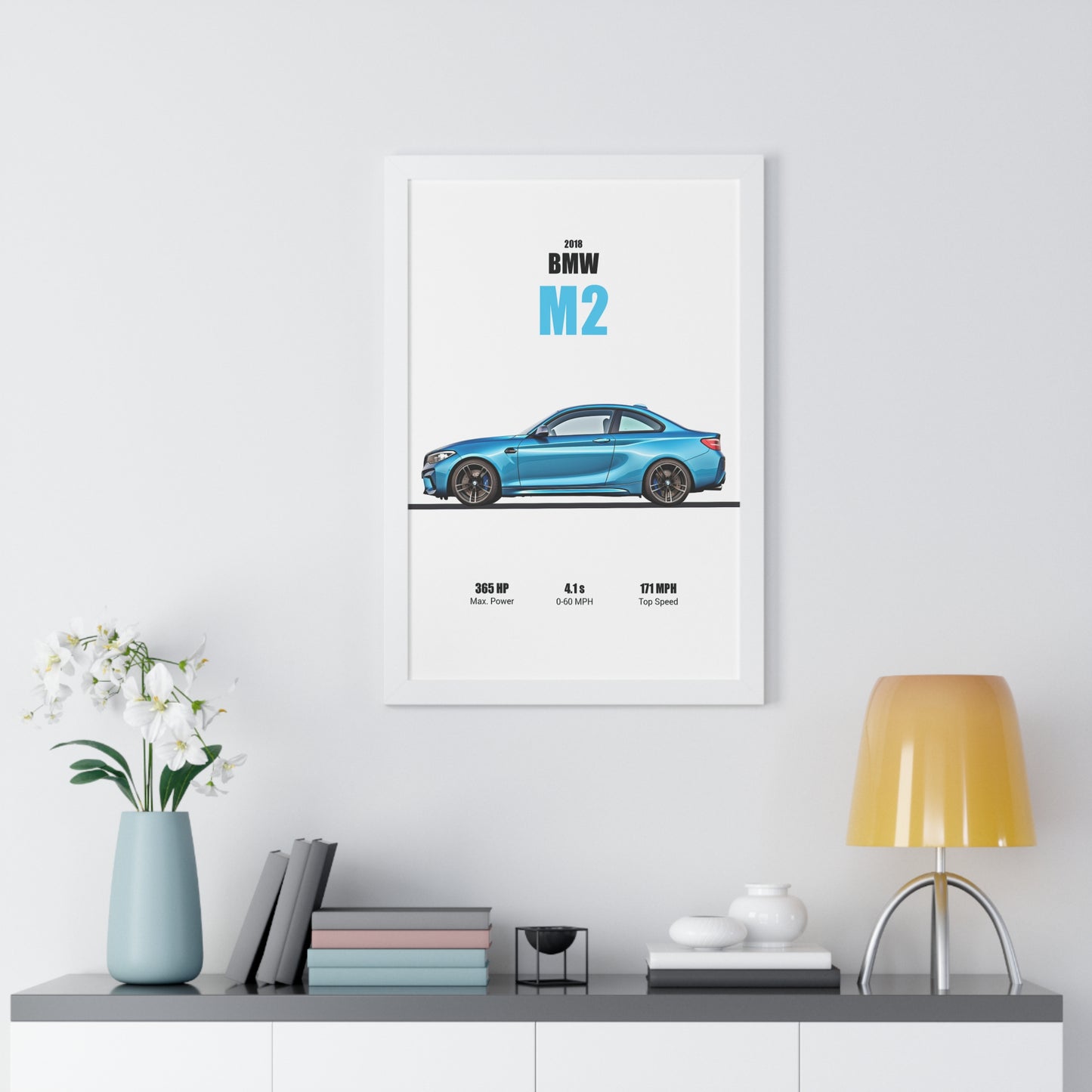 2018 BMW M2 Poster