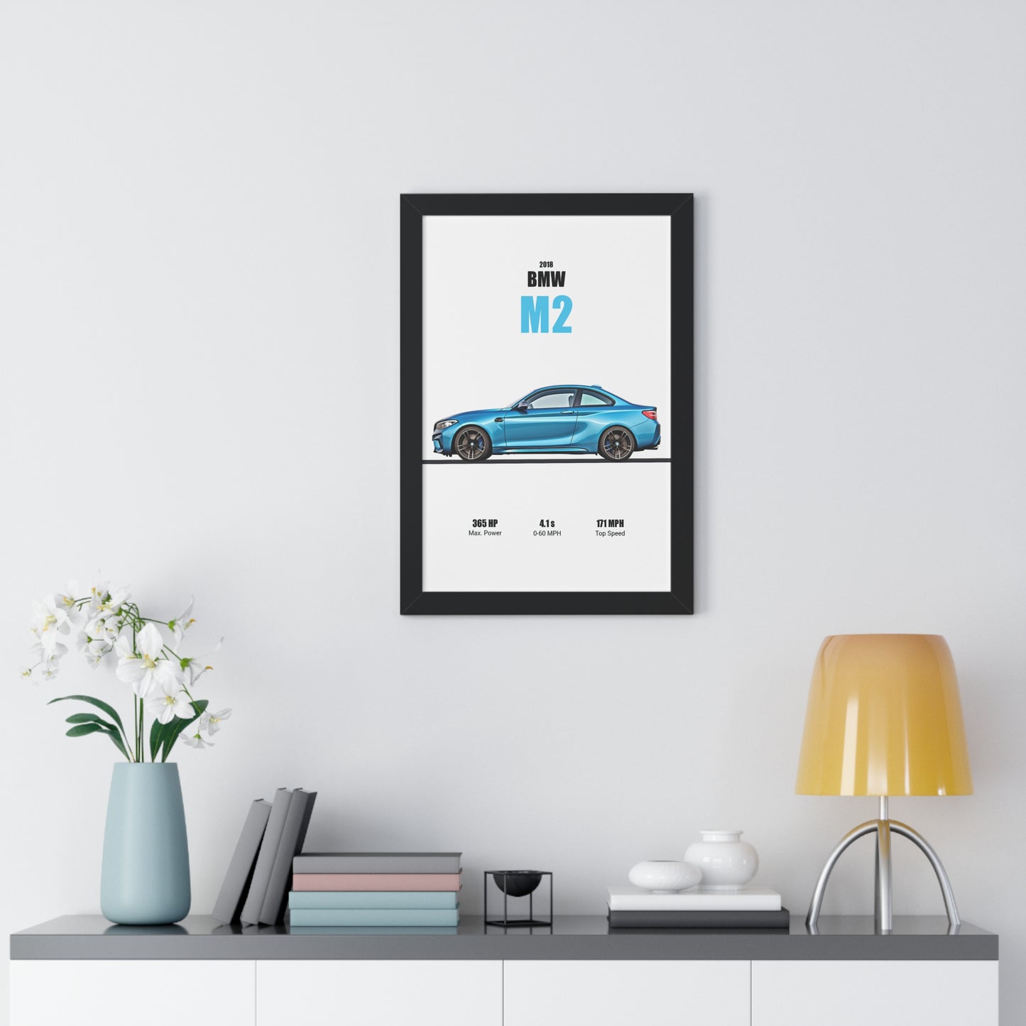 2018 BMW M2 Poster