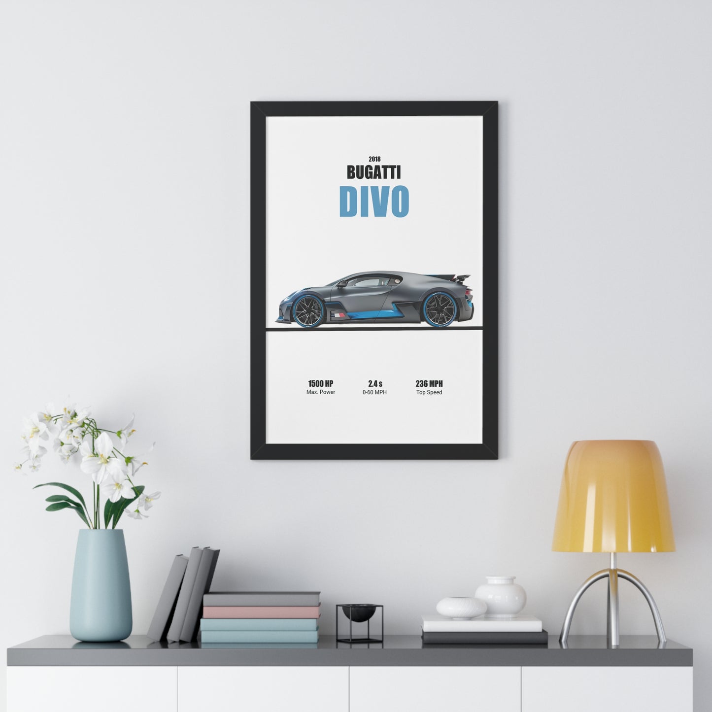 2018 Bugatti Divo Poster