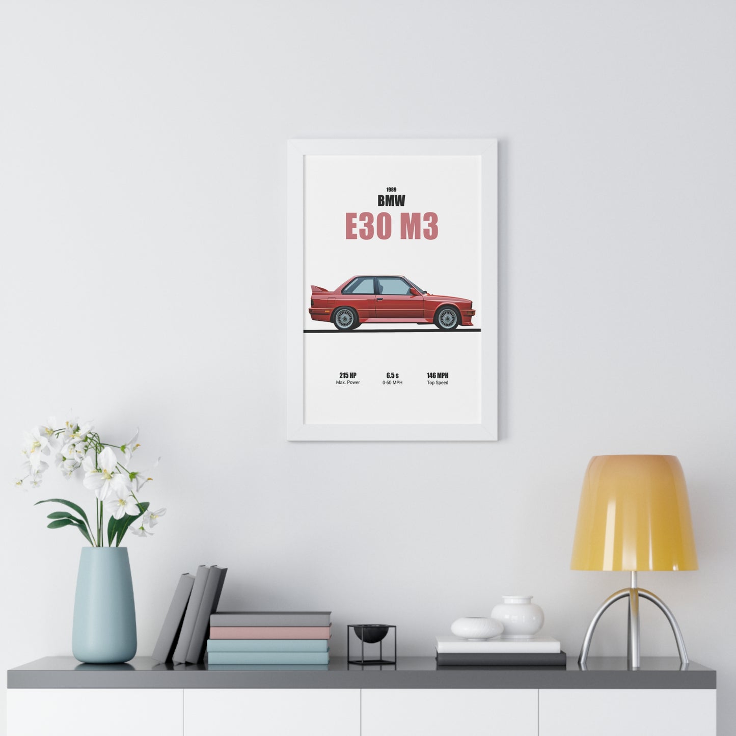 1989 BMW E30 M3 Poster