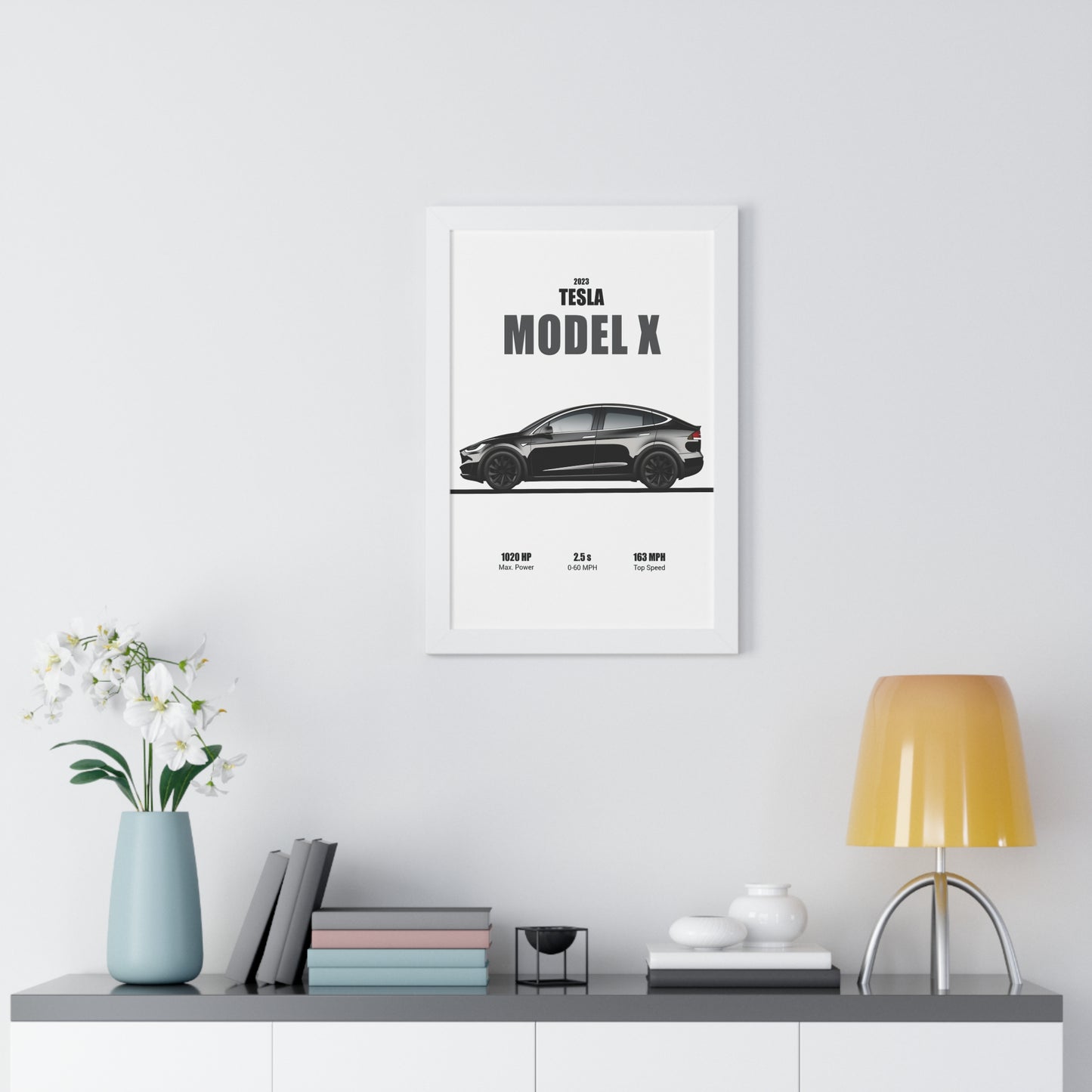 2023 Tesla Model X Poster