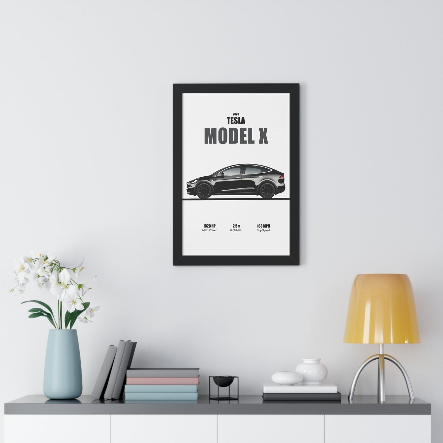 2023 Tesla Model X Poster