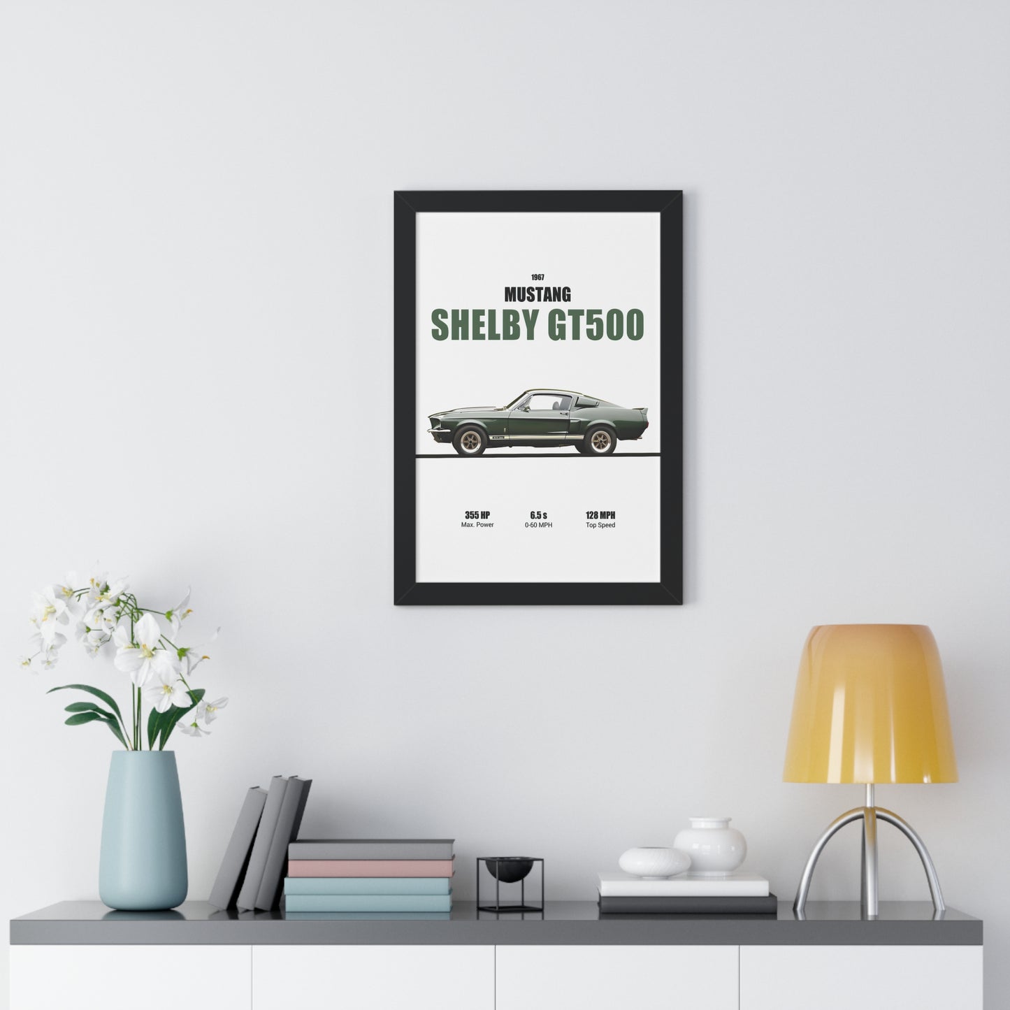 1967 Mustang Shelby GT500 Poster