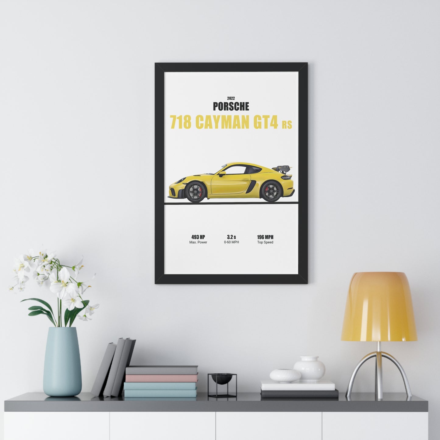 2022 Porsche 718 Cayman GT4 RS Poster