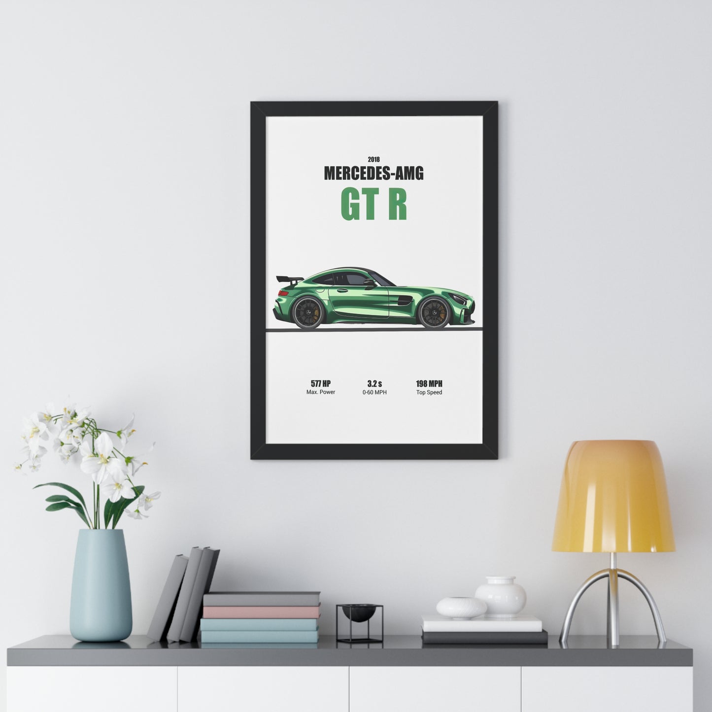 2018 Mercedes AMG GT R Poster