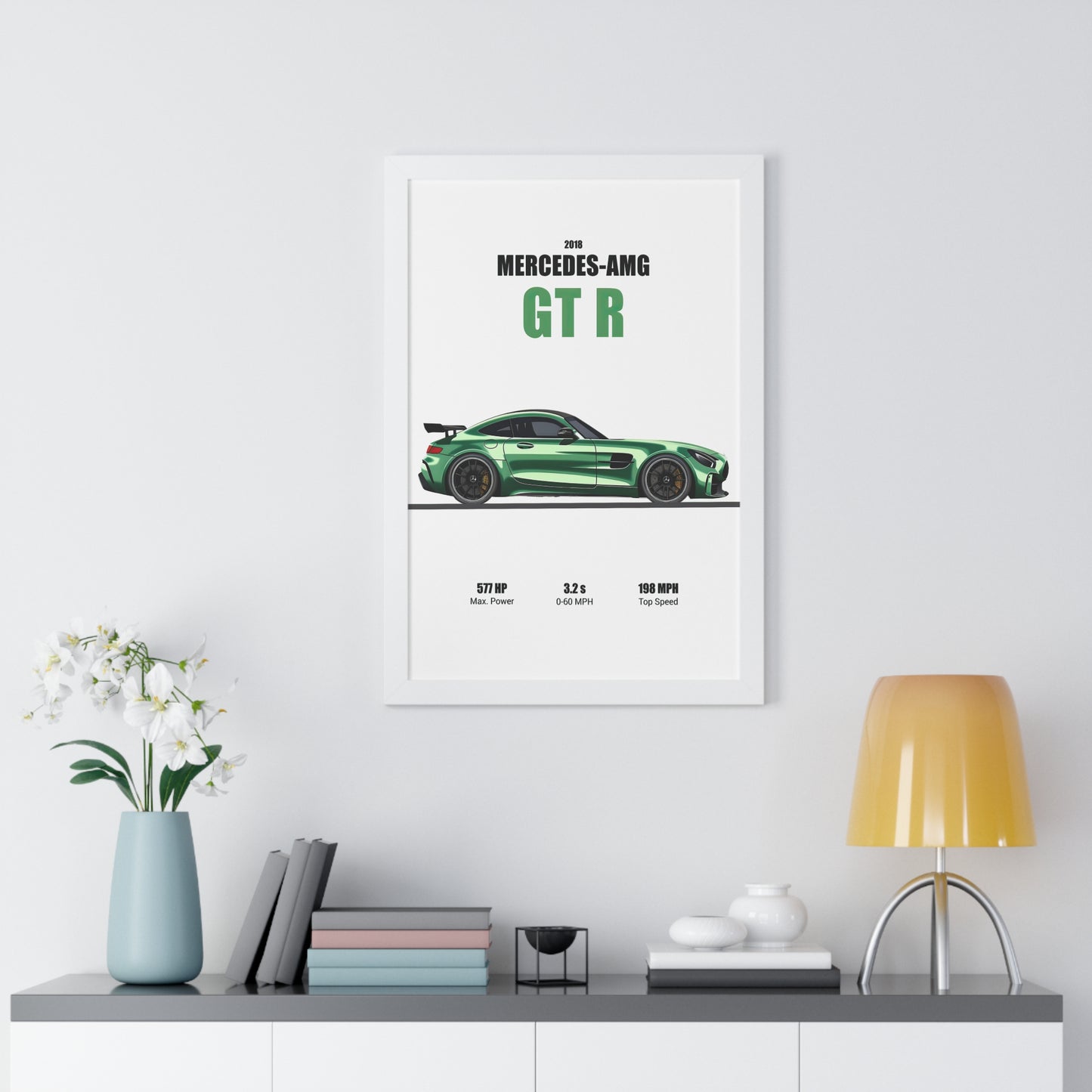 2018 Mercedes AMG GT R Poster