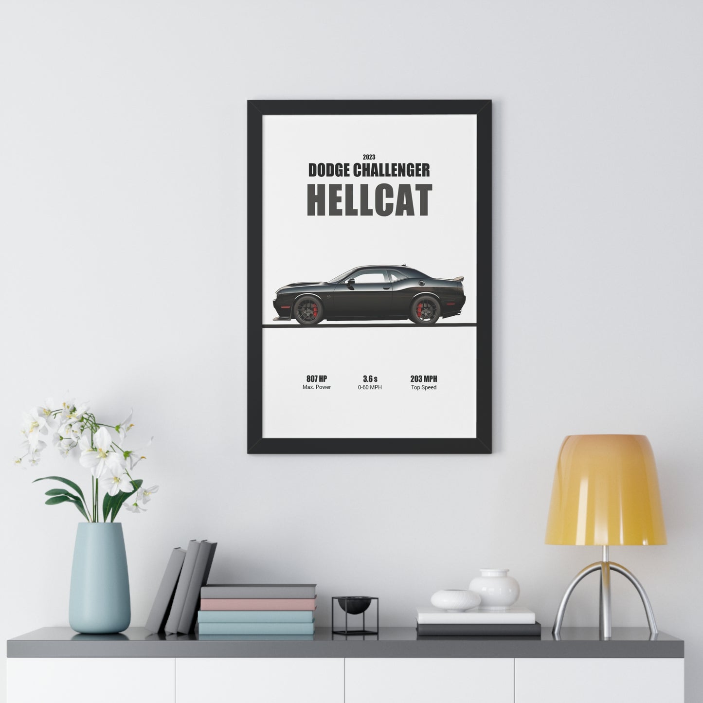 2023 Dodge Challenger Hellcat Poster