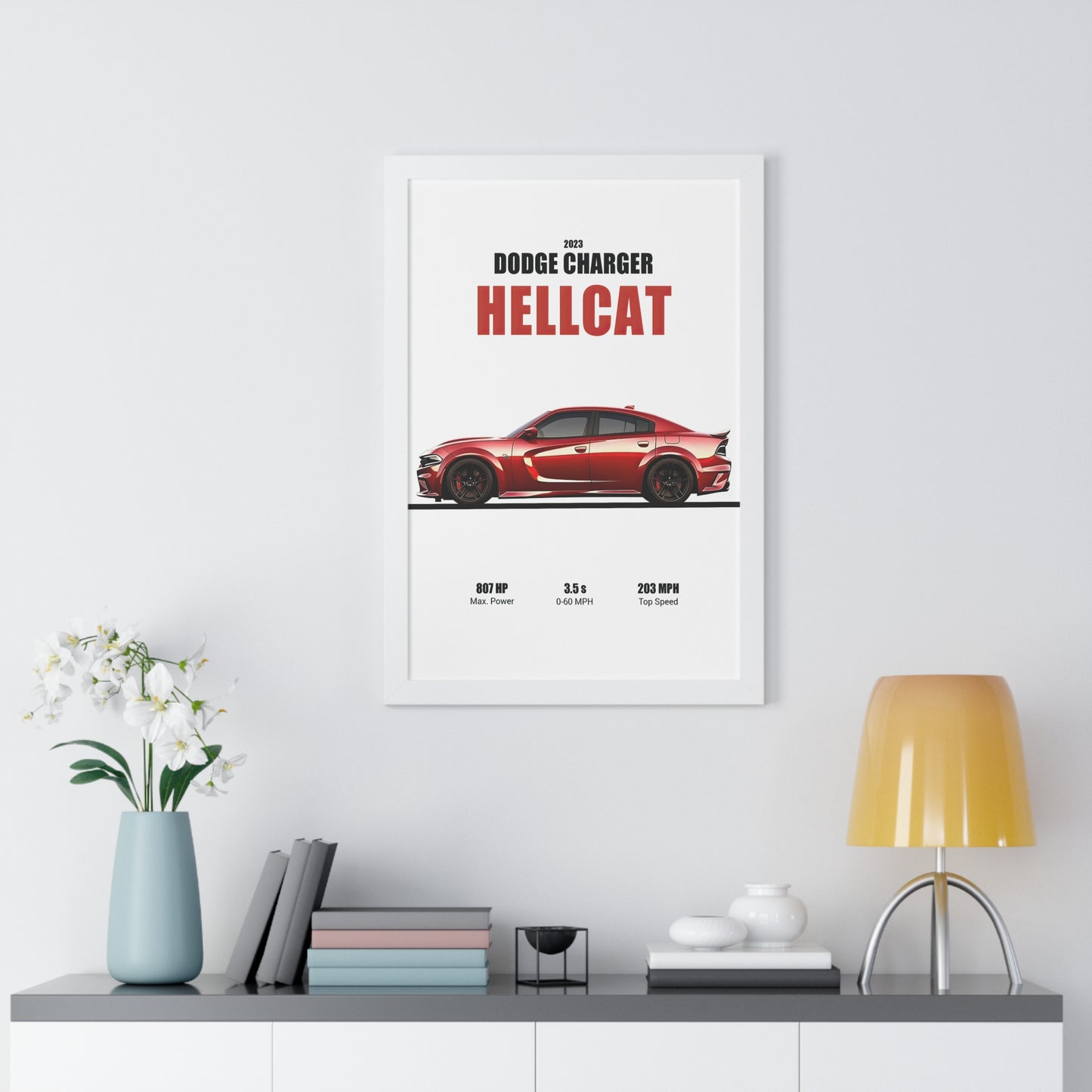 2023 Dodge Charger Hellcat Poster